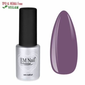 EM Nail Lakier hybrydowy Premium Berry Frappé 185 – intensywny fiolet — zdjęcie 2