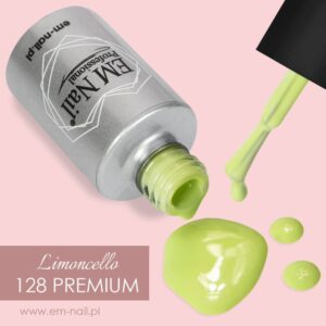 EM Nail Lakier hybrydowy Premium Limoncello 128 — zdjęcie 2