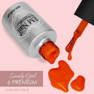 EM Nail Lakier hybrydowy Premium Lovely Girl 6 — zdjęcie 2