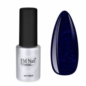 EM Nail Lakier hybrydowy Premium Space Adventure 34 – granat z drobinkami