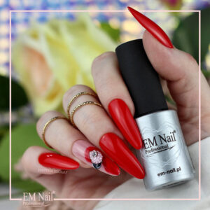 EM Nail Lakier hybrydowy Premium Viva Magenta 110 — zdjęcie 3