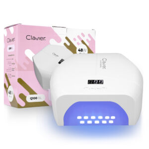 Clavier Lampa do paznokci UV/LED Q100 BL, 48W, biała, 57x LED, lustrzane dno
