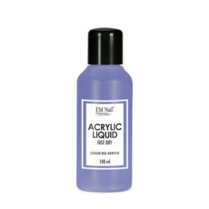 EM Nail Liquid Fast Dry 100ml – Szybkoschnący Płyn do Akrylu