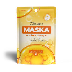 Clavier Maska do twarzy 25ml – rozświetlająca, żelowa, z witaminą C , 25ml
