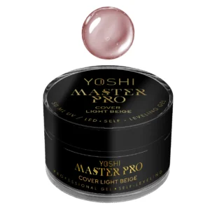 YOSHI Master PRO Cover Light Beige 50 ml – Żel Budujący Jasny Beżowo-Różowy TPO-FREE