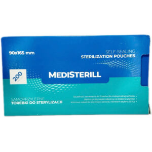 MediSterill Torebki do Sterylizacji 9 x 16,5 cm 200 szt. Samoprzylepne Autoklaw