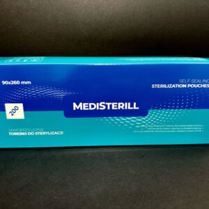 MediSterill Torebki do Sterylizacji 9x26 cm 200 szt. Samoprzylepne do Autoklawu — zdjęcie 3