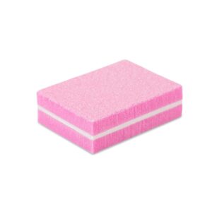 Mini polerka do paznokci 100/180 – zestaw 10 szt, buffer dwustronny — zdjęcie 1