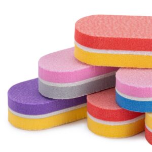 Mini polerka do paznokci MollyLac dwustronna buffer 1 sztuka — zdjęcie 1