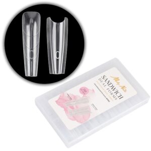 Molly Nails Dual Forms podwójne formy W555 trumienka 240 szt