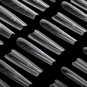Molly Nails Dual Forms podwójne formy W555 trumienka 240 szt — zdjęcie 2