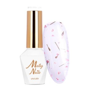 Molly Nails Flowers Nails 151 lakier hybrydowy 8g HEMA Free, suszune kwiatki