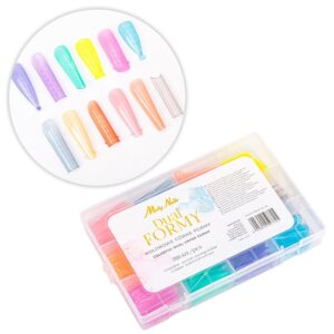 Molly Nails Górne formy Dual do budowy paznokci 288 szt. – 12 kształtów z podziałką