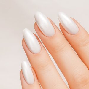 Molly Nails Pyłek Glamour Effect Nr 1 – perłowy efekt tafli, 1 g + pacynka — zdjęcie 2