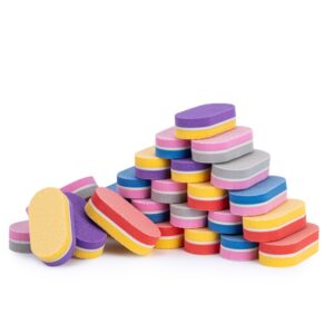 MollyLac Mini polerki do paznokci buffer dwustronne zestaw 10 szt