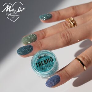MollyLac Pyłek do paznokci Thermo Flash Effect Nr 9 — zdjęcie 4