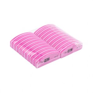 Nail4u Mini Polerka do Paznokci Candy Pink 100/180 Łódka 20 szt.