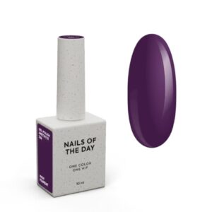 NAILSOFTHEDAY Amethyst Gel Polish – głęboki śliwkowy lakier hybrydowy o chłodnym odcieniu, 10 ml