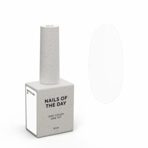NAILSOFTHEDAY Bottle Gel 01 – biały żel do wzmocnienia i naprawy, 10 ml