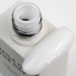 NAILSOFTHEDAY Bottle Gel 01 – biały żel do wzmocnienia i naprawy, 10 ml — zdjęcie 2
