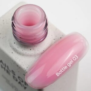 NAILSOFTHEDAY Bottle Gel 03 – różowy żel do wzmocnienia i naprawy, 10 ml — zdjęcie 1