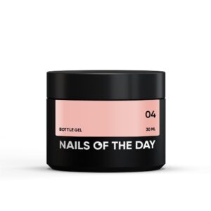 NAILSOFTHEDAY Bottle Gel 04 – mleczno-beżowy żel do wzmocnienia i naprawy, 30 ml
