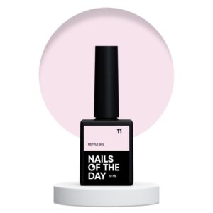 NAILSOFTHEDAY Bottle Gel 11 – kryjący blado-różowy żel do wzmocnienia i naprawy, 10 ml