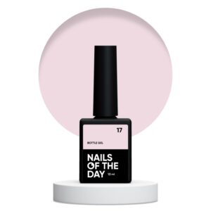 NAILSOFTHEDAY Bottle Gel 17 – delikatny różowy żel do wzmocnienia i naprawy, 10 ml
