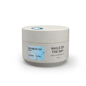 NAILSOFTHEDAY Builder Gel 100 niebieski z kwiatami 15ml
