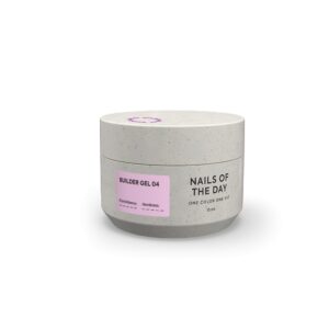 NAILSOFTHEDAY Builder gel 04 – różowy żel budujący, 15 ml