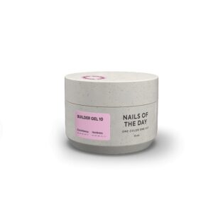 NAILSOFTHEDAY Builder gel 10 – różowy żel budujący, 15 ml