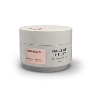 NAILSOFTHEDAY Builder gel 21 – żel budujący o ciepłym karmelowym odcieniu, 30 ml