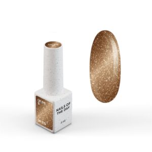 NAILSOFTHEDAY Cat Eye Gel Polish 10 – brązowy lakier hybrydowy „kocie oko” 6 ml