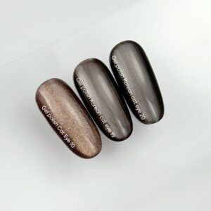 NAILSOFTHEDAY Cat Eye Gel Polish 10 – brązowy lakier hybrydowy „kocie oko” 6 ml — zdjęcie 3