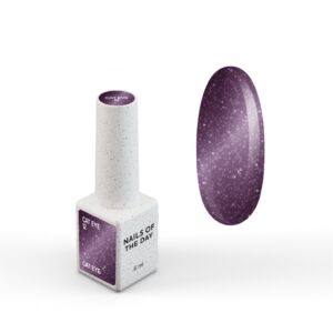 NAILSOFTHEDAY Cat Eye Gel Polish 12 – fioletowy lakier hybrydowy „kocie oko” 6 ml