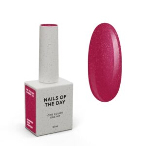 NAILSOFTHEDAY Charm Gel Polish 10 ml – ciemnoróżowy lakier hybrydowy z połyskiem