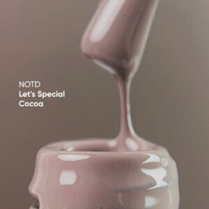 NAILSOFTHEDAY Cocoa Gel Polish – beżowo-brązowy lakier hybrydowy, 10 ml — zdjęcie 2