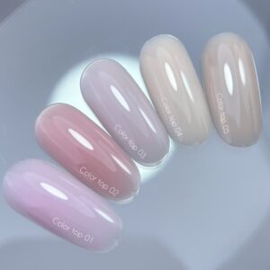 NAILSOFTHEDAY Color Top 01 delikatny róż no wipe 10ml — zdjęcie 1