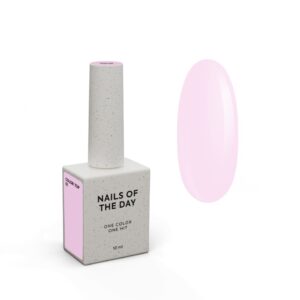 NAILSOFTHEDAY Color Top 01 delikatny róż no wipe 10ml