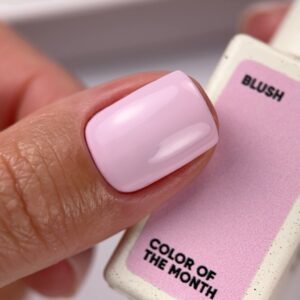 NAILSOFTHEDAY Color of the Month February 2026 Blush – jasnoróżowy pastelowy lakier hybrydowy 10 ml — zdjęcie 3