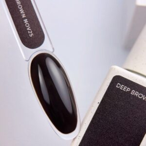 NAILSOFTHEDAY Color of the Month November 2025 Deep Brown – czekoladowy lakier hybrydowy, 10 ml — zdjęcie 2