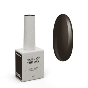 NAILSOFTHEDAY Color of the Month November 2025 Deep Brown – czekoladowy lakier hybrydowy, 10 ml