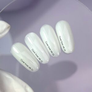 NAILSOFTHEDAY Cover Base NEW Milk 02 – półprzezroczysta mleczna baza hybrydowa, 30 ml — zdjęcie 3