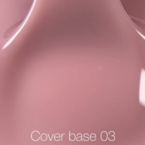 NAILSOFTHEDAY Cover base NEW 03 – półprzezroczysta delikatno-brzoskwiniowa baza hybrydowa, 30 ml — zdjęcie 1
