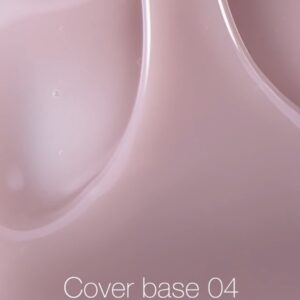 NAILSOFTHEDAY Cover base NEW 04 – półprzezroczysta pudrowo-różowa baza hybrydowa, 10 ml — zdjęcie 1