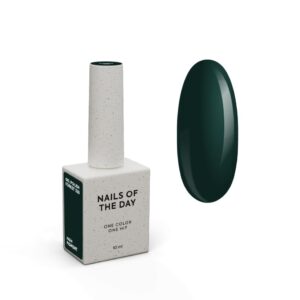 NAILSOFTHEDAY Forest – głęboki, przygaszony zielony lakier hybrydowy, 10 ml