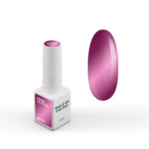 NAILSOFTHEDAY Korean Cat Eye 23 – śliwkowo-różowy lakier hybrydowy „kocie oko” 6 ml