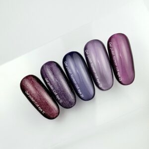 NAILSOFTHEDAY Korean Cat Eye 23 – śliwkowo-różowy lakier hybrydowy „kocie oko” 6 ml — zdjęcie 3