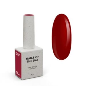 NAILSOFTHEDAY Lady Gel Polish 10 ml – czerwony lakier hybrydowy