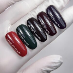 NAILSOFTHEDAY Lakier hybrydowy Zinfandel – ciemne bordo, WINTER 26, 10 ml — zdjęcie 4
